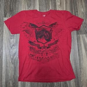 OP Ocean Pacific Shirt M Y2K Grunge Affliction Style - Wings Motorcyle